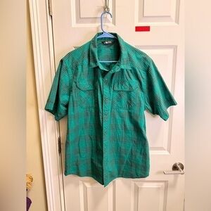 Mens The North Face Short Sleeve Button Down Shirt